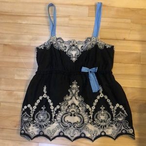 Yoana Baraschi embroidered camisole